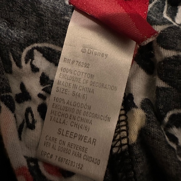 Disney Black Mickey Mouse Pajama Pants - Picture 5 of 7